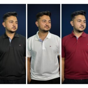 Premium Pk Polo Black, white, merron